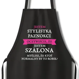 fartuch-czarny-bawelniany-szalona-stylistka-paznokci-rozne-zawody-wzory
