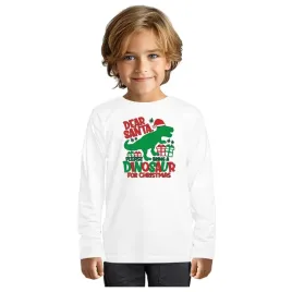 bluzka-swiateczna-dziecieca-koszulka-t-rex-dinosaur-for-chritmas-134-140