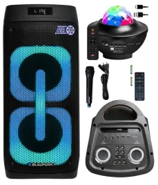 kolumna-aktywna-partybox-blaupunkt-pb50led-karaoke-led-pilot-usb-prezent