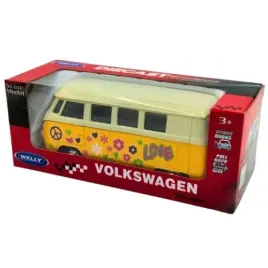 welly-volkswagen-1963-t1-bus-zolty-w-kwiaty-samochod-auto-metalowe