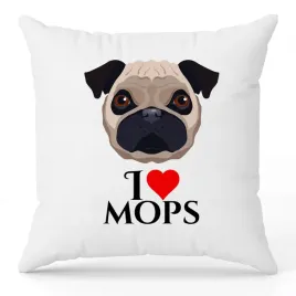 poduszka-biala-ozdobna-40x40cm-i-love-mops-ulubione-rasy-psow-wzory