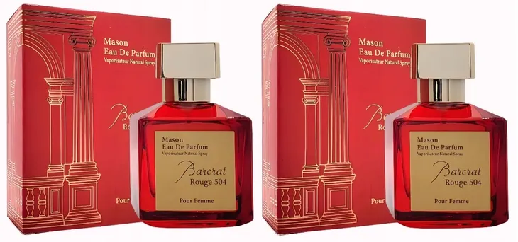 Barcrat Rouge 504 Perfumy damskie 2x50ml EDP