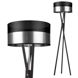 lampa-stojaca-podlogowa-drewniana-srebrna-trojnog-abazur-led-e27-loftowa