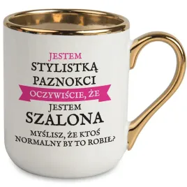 kubek-elegant-bialy-zloty-rant-ucho-szalona-stylistka-paznokci-zawody-wzory