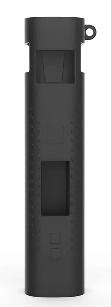 Silikonowe etui BLACK +smycz do waporyzatora suszu CBD X-Max V3 PRO+ XHERO