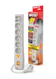 listwa-przepieciowa-przedluzka-acar-p7-15m-7-gniazd-z-uziemieniem-szary