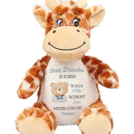 zyrafa-przytulanka-dla-dziecka-personalizowane-waga-wzrost-niebieskie-wz