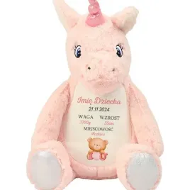 pluszowy-jednorozec-dla-dziecka-personalizowane-miejscowosc-rozowe-wzory