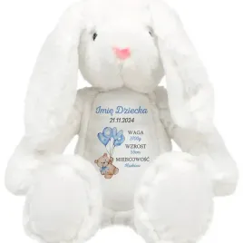 krolik-pluszak-dla-dziecka-personalizwoane-godziny-narodzin-niebieskie-wz