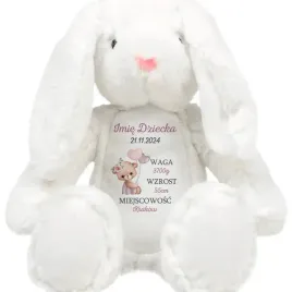 kroliczek-przytulanka-dla-dziecka-personalizwoane-data-urodzenia-rozowe-wz