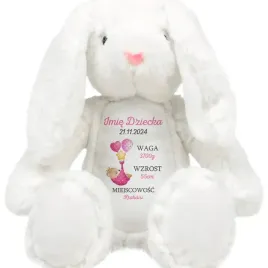 kroliczek-przytulanka-dla-dziecka-personalizwoane-miejscowosc-rozowe-wzory