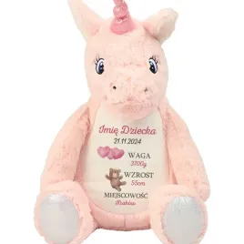 pluszowy-jednorozec-dla-dziecka-personalizowane-imie-dziecka-rozowe-wzory