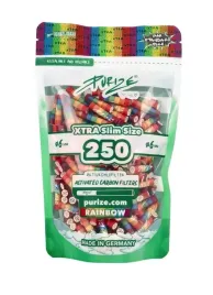 purize-extra-slim-filtry-weglowe-rainbow-250-szt