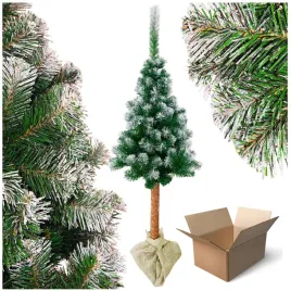 choinka-sztuczna-na-pniu-sosna-diamentowa-180-cm-gesta-piekna-osniezona