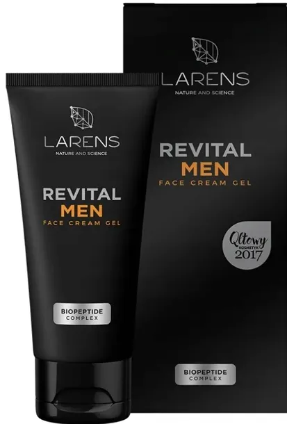 REVITAL MEN KREM ŻEL INTENSYWNIE REGENERUJĄCY z PEPTYDAMI Larens 50ml