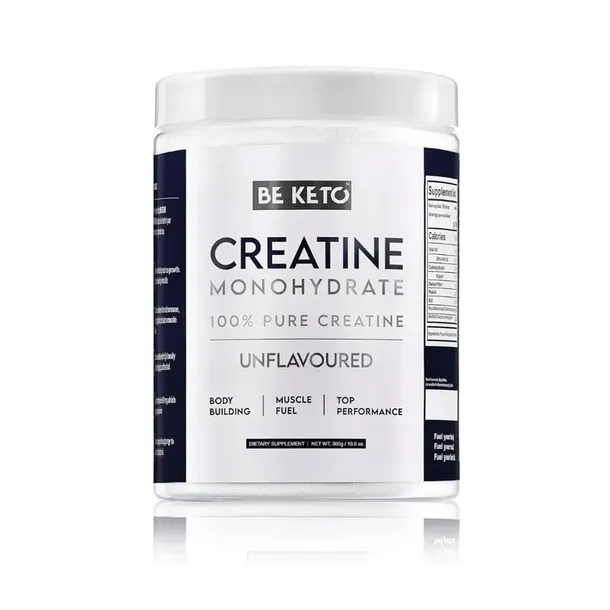 BeKeto Monohydrat Kreatyny 100% - 300g Suplement diety