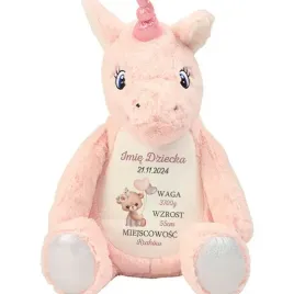 pluszowy-jednorozec-dla-dziecka-personalizowane-wzrost-waga-rozowe-wzory
