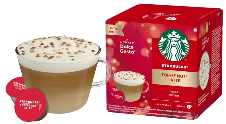 Starbucks Nescafe Dolce Gusto Toffee Nut Latte 12szt.