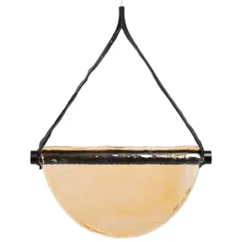 lampa-sufitowa-led-na-pasku-pomaranczowy-klosz-skorzana-industrial