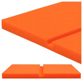 kwadrat-z-faza-pomaranczowy-panel-akustyczny-50x50x3cm-dzwiekochlonna-gabka