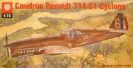 model-do-sklejania-samolot-caudron-renault-714-c1-cyclone-1-72-plastyk