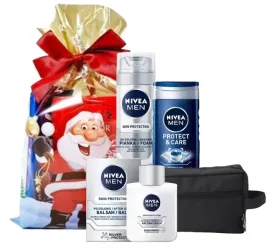 swiateczny-zestaw-meski-prezent-nivea-zel-pianka-balsam-kosmetyczka