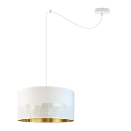 lampa-wiszaca-sufitowa-biala-zlota-pajak-zyrandol-led-e27-abazur-regulowana