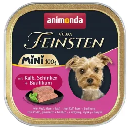karma-dla-psa-animonda-vom-feinsten-mini-cielecina-szynka-bazylia-100g