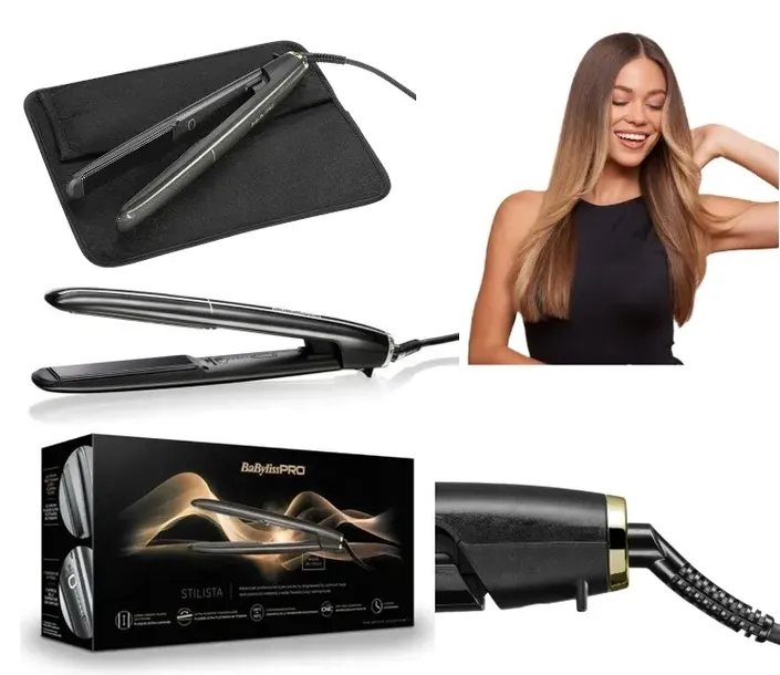 BaByliss PRO Gold Stylista Prostownica do włosów jonizacja ceramiczna