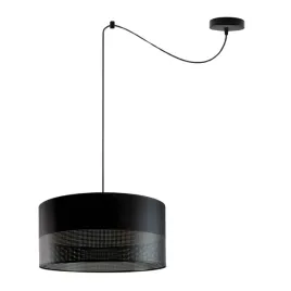 lampa-wiszaca-sufitowa-czarna-pajak-zyrandol-led-e27-abazur-regulowana