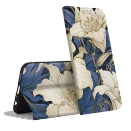 etui-do-xiaomi-redmi-12c-case-ksiazkowy-bujna-roslinnosc-ladne-kwiaty-wzor