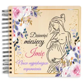 album-drewniany-na-zdjecia-dla-przyszlej-mamy-imie