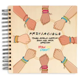 personalizowany-drewniany-album-prezent-dla-przyjaciol-how-you-doin-wzory