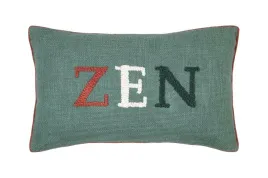 poduszka-dekoracyjna-parrot-30x50-napis-zen-zielona-lamowka-boho