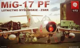 model-do-sklejania-samolot-mig-17-pf-lotnictwo-mysliwskie-zsrr-1-72-plastyk