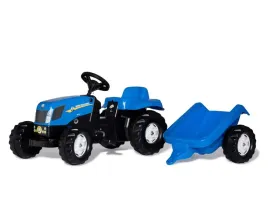 rolly-toys-013074-traktor-rolly-kid-new-holland-agriculture-z-przyczepa