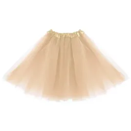 spodniczka-tiulowa-bezowa-40cm-na-gumce