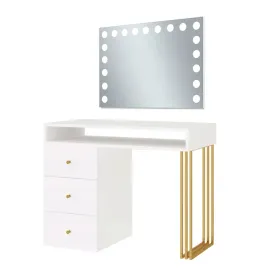 toaletka-klara-do-makijazu-biala-zlota-glamour-lustro-visage-z-oswietleniem