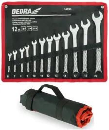 dedra-1405s-klucze-plasko-oczkowe-w-materialowym-pokrowcu-6-22-mm-12szt-