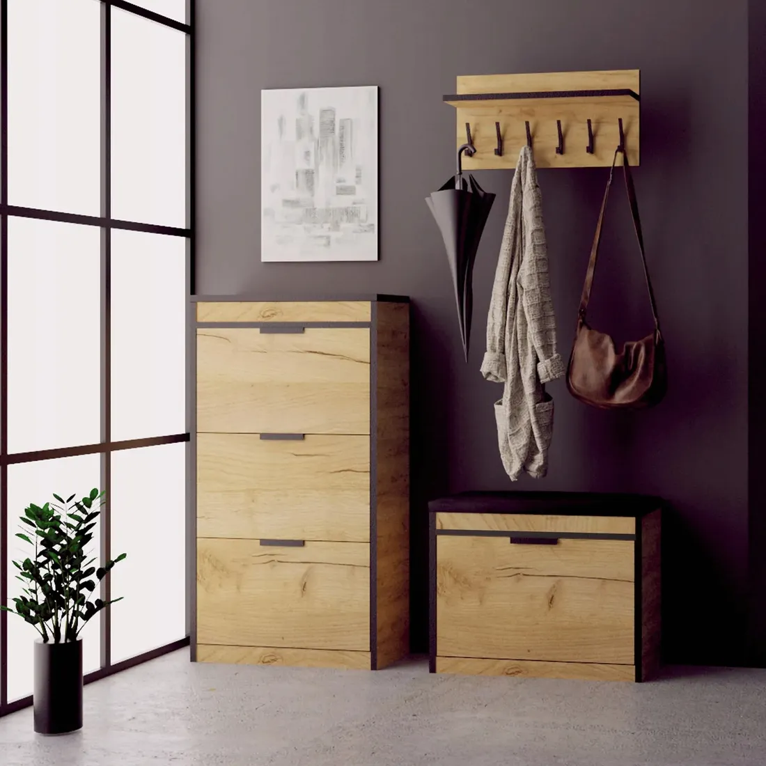 meble-do-przedpokoju-styl-loftowy-loft