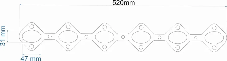 flansza-kolektora-wydechowego-e60-e61-e65-x5-3-0d-waga-z-opakowaniem-0-42-kg