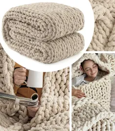 koc-z-dzianiny-120-x-120-bezowy-narzuta-szenilowa-pleciona-miekka-gruba-ozd