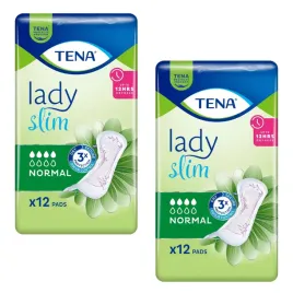 zestaw-2x12szt-wkladki-damskie-tena-lady-slim-normal-podpaski-urologiczne