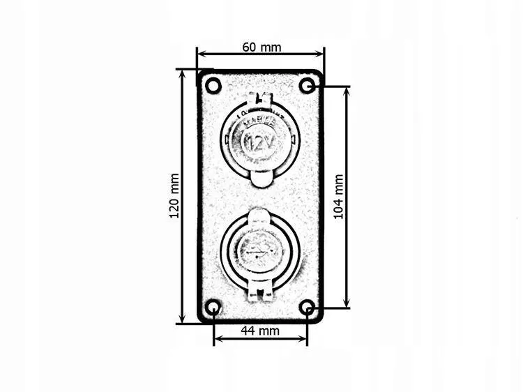 panel-podwojny-1xusb-3-1a-1xz