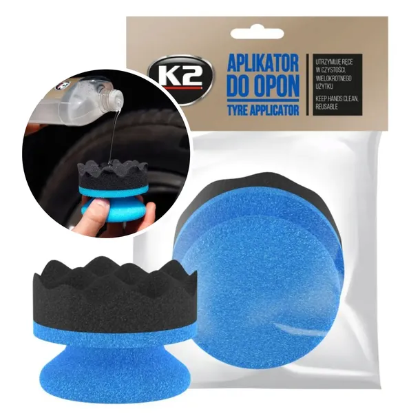 k2-aplikator-do-opon-plastiku-gabka-do-dressingow-producent-k2-stan-nowy