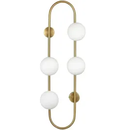lampa-scienna-kinkiet-glamour-bubble-kula-mleczna-zlota-polysk-app1144