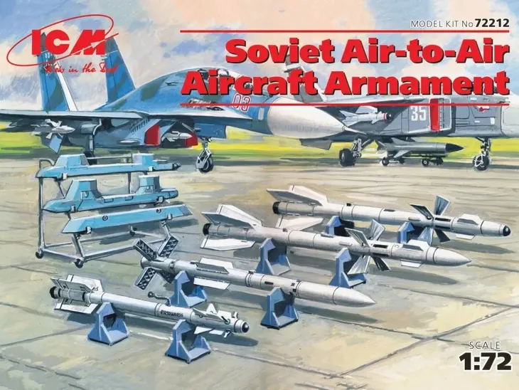 ICM 72212 Soviet Air-to-Air Aircraft Armament 1:72