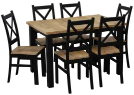 zestaw-stol-rozkladany-150-190x80-z-6-krzeslami-m021-6-czarny-dab-craft