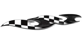 naklejka-30x12-cm-carbon-i-szachownica-naklejki