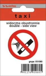 naklejka-nalepka-taxi-zakaz-palenia-dwustronny